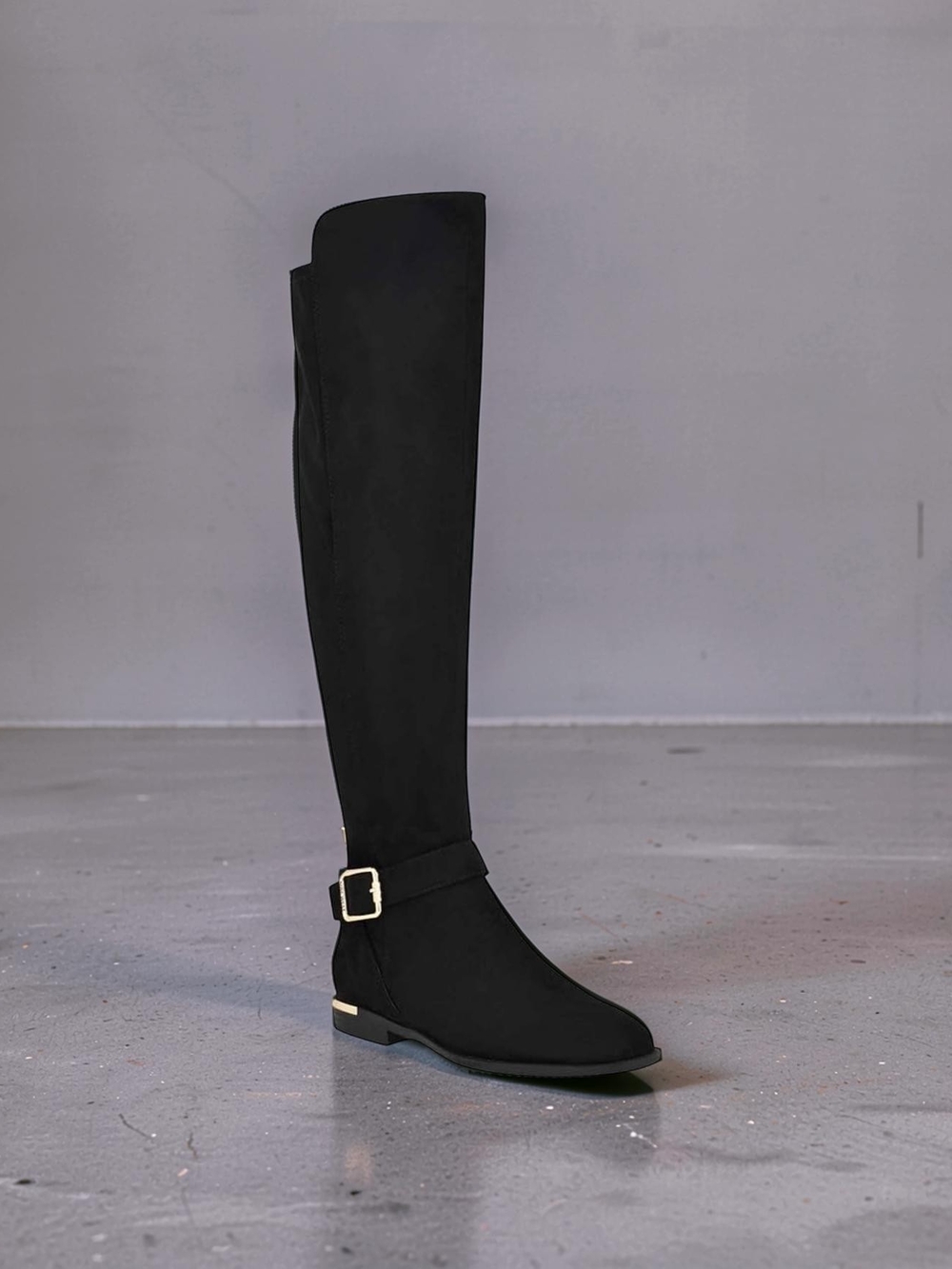 Customer Return Nine West Size 8M Women's Black Over-the-Knee Boots